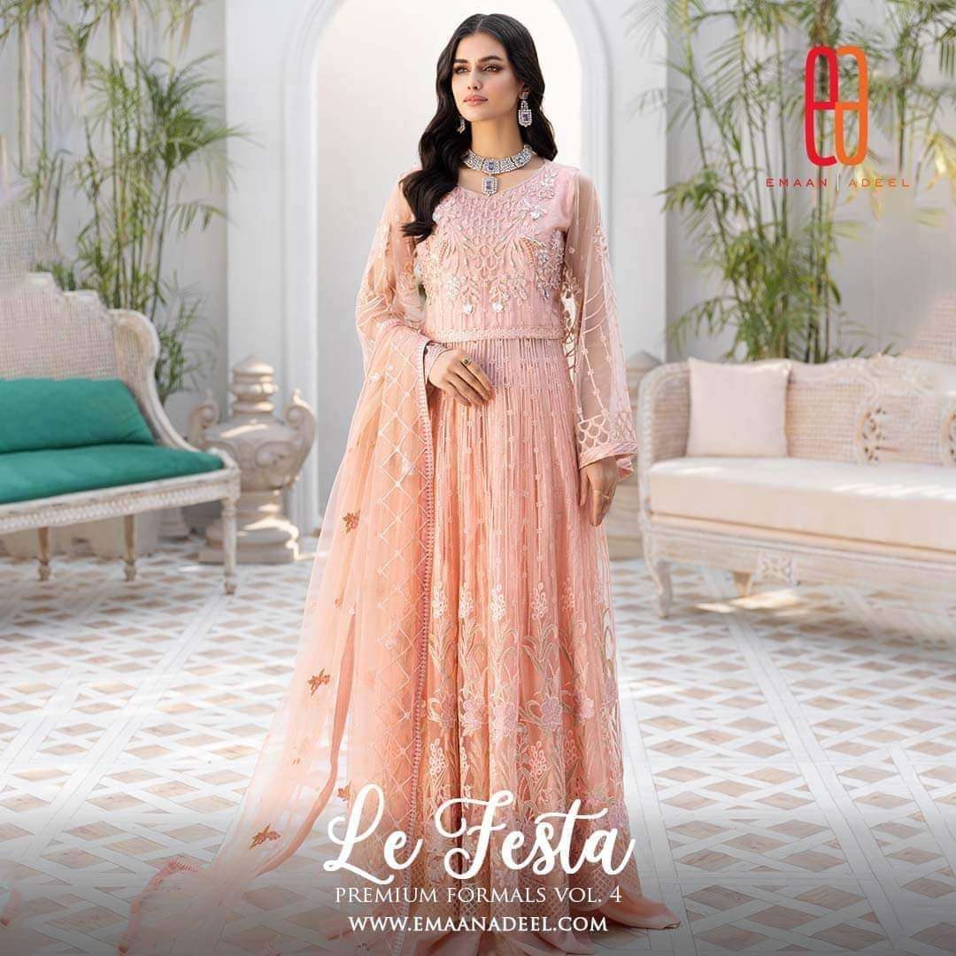 La Festa Premium Chiffon Collection 02 By Emaan Adeel 